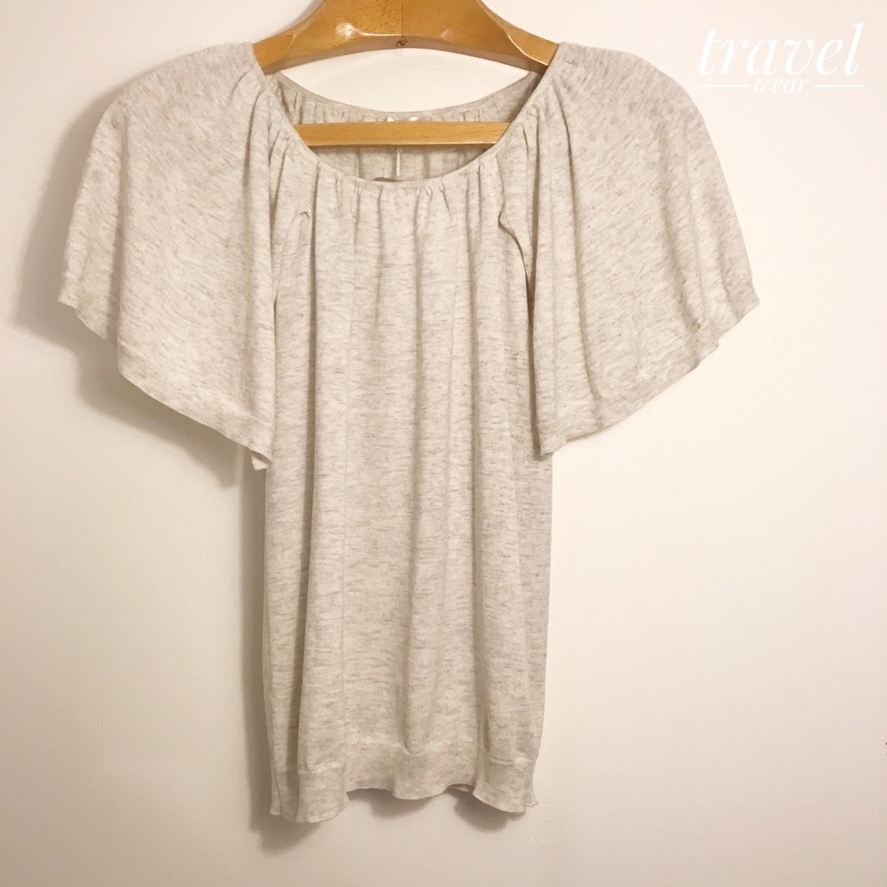 NWT / Eric Bompard / fine cotton & cashmere / top